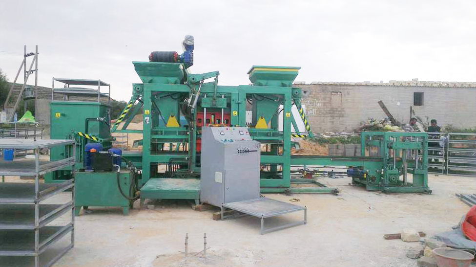 Semi-Automatic Concrete Parquet and Bims Production Facility 