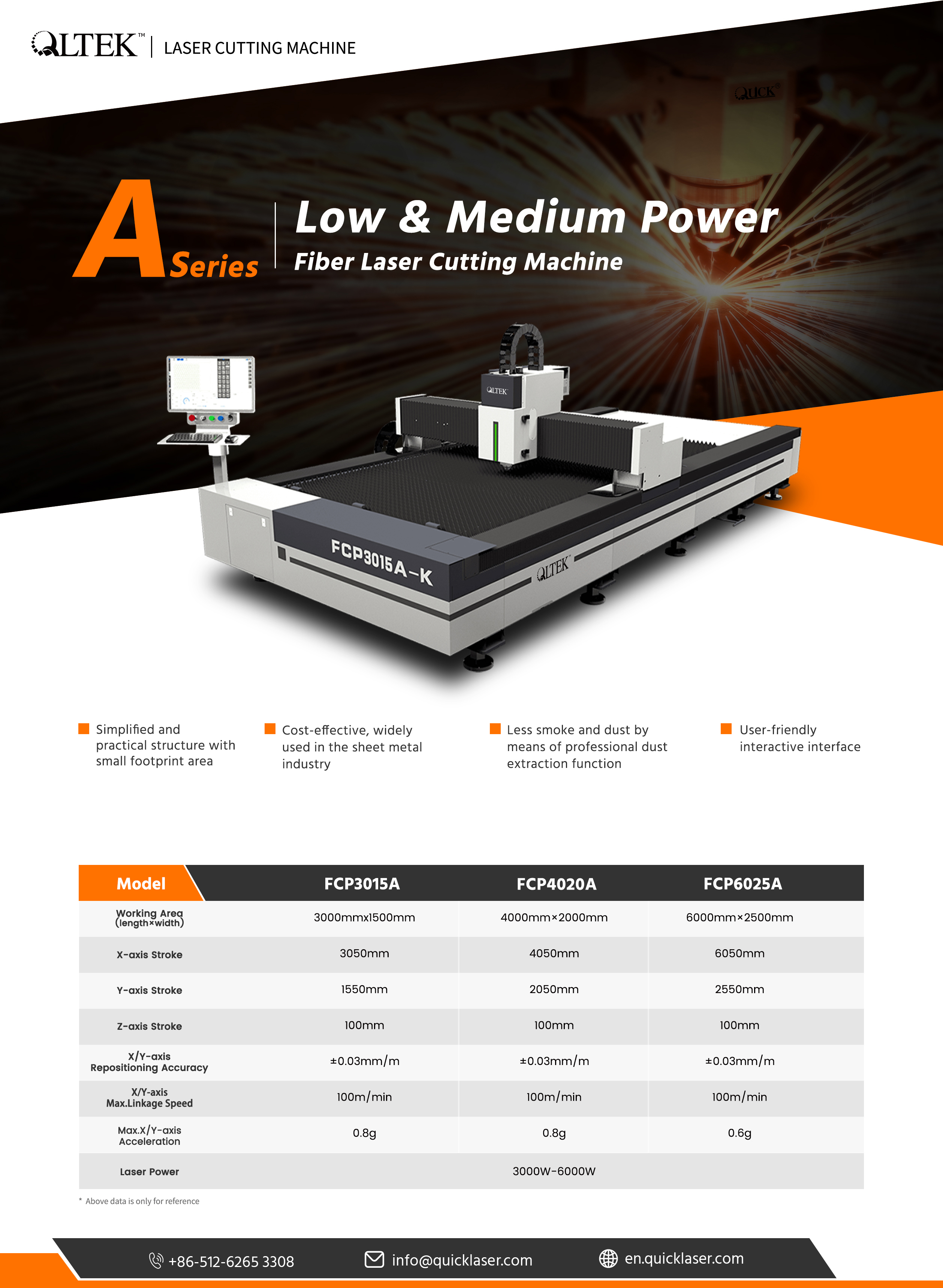 Eco Type Laser Sheet Cutting Machine A Series  